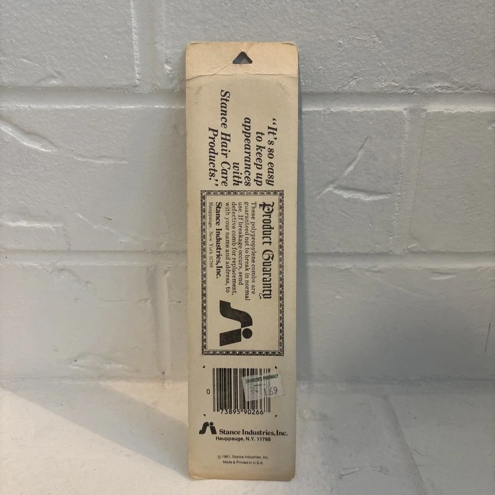 1981 NEW Stance Comb 7
